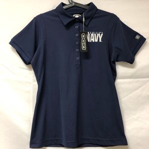 5/$15 OGIO Women's America's Navy Blue Medium Polo